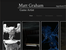 Tablet Screenshot of mattgraham3d.com